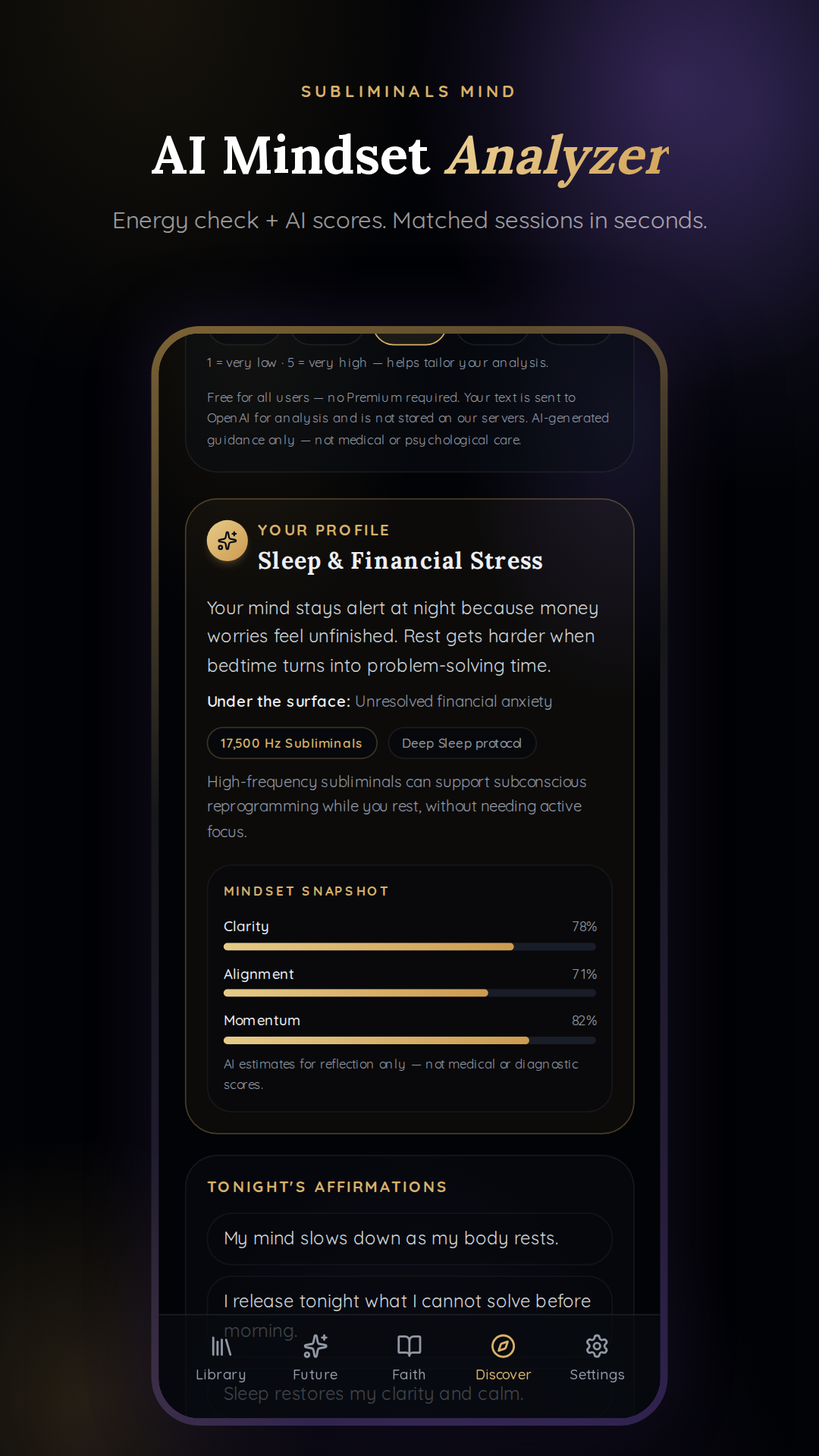 AI Mindset Analyzer
