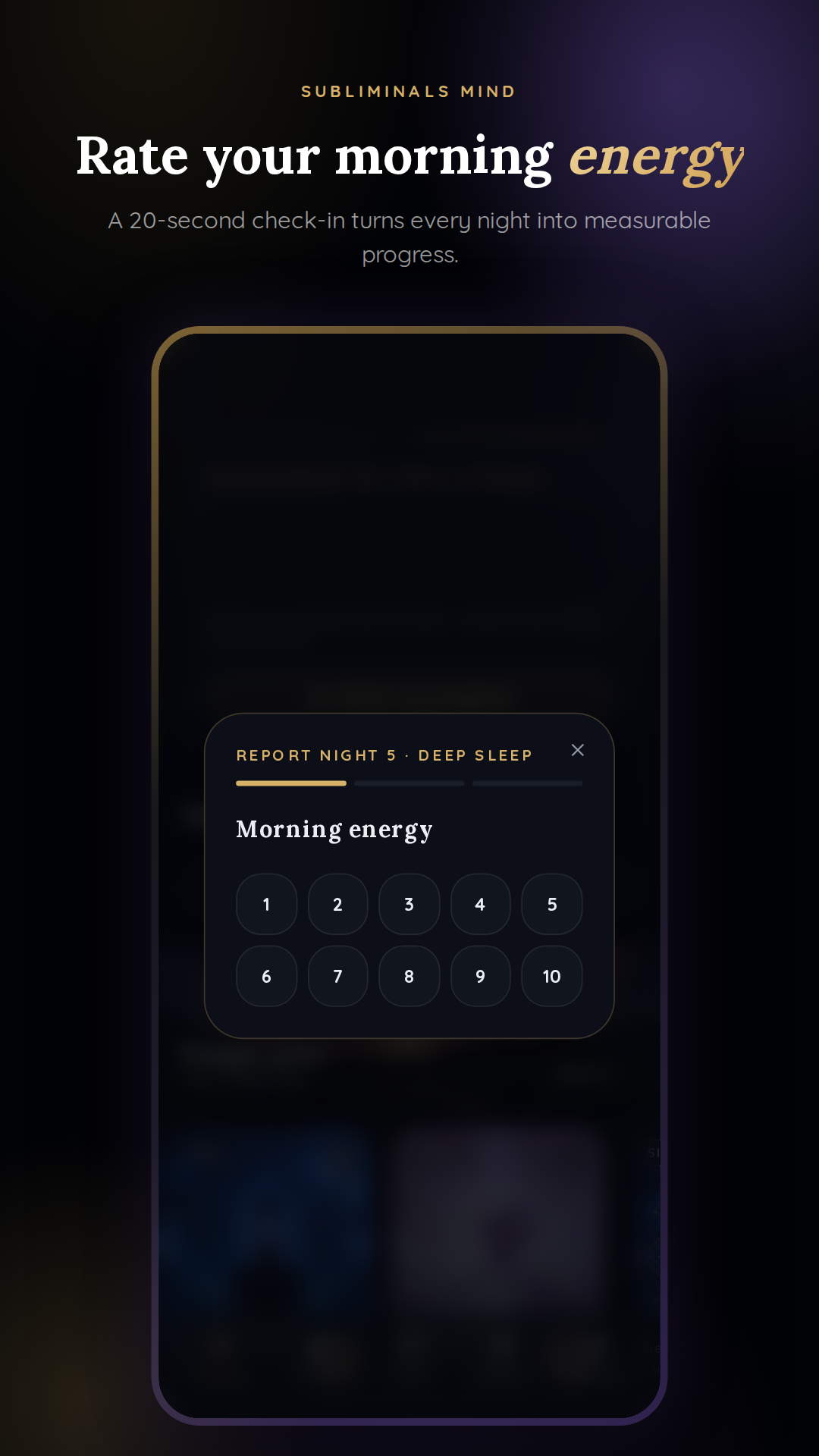 Rate your morning energy