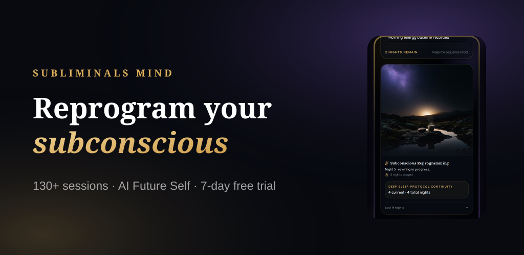 Subliminals Mind — reprogram your subconscious